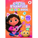 Kolorowanka Gaby's Dollhouse z naklejkami do wielokrotnego przyklejania