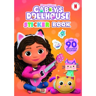 Gaby's Dollhouse Malbuch mit wiederverwendbaren Stickern