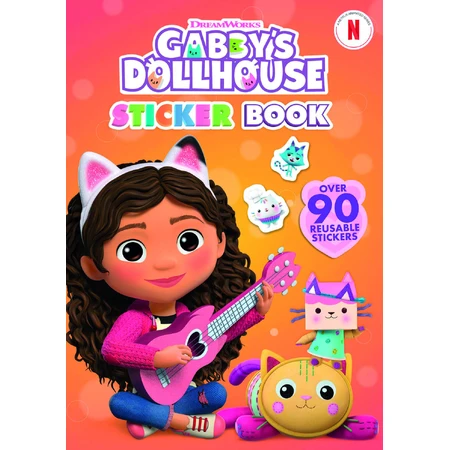 Gaby's Dollhouse Malbuch mit wiederverwendbaren Stickern