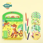 Portable coloring activity book - Jungle