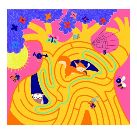 Portable coloring activity book - Jungle