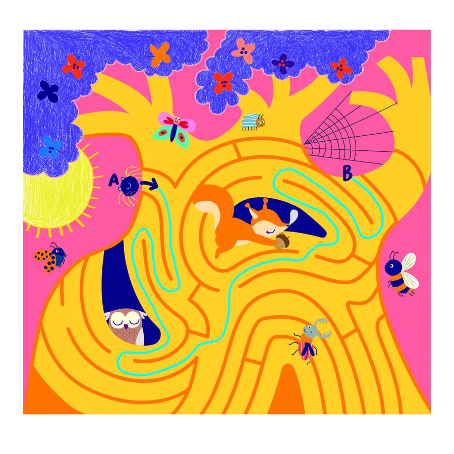 Portable coloring activity book - Jungle