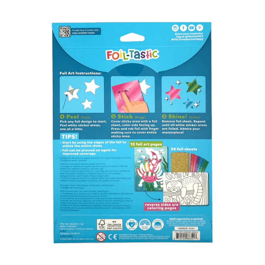 Foil-tastic Foil Art Kit - Geweldige dieren