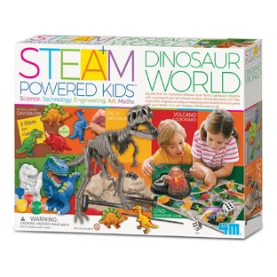 Kit scientifique - Le monde des dinosaures, STEAM Kids