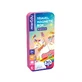 Magnetic puzzle in metal box, matching and matching game - Unicorns