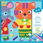 Creative collage game, Little Friends, Djeco