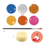 Culori make-up non alergice Djeco, metalic