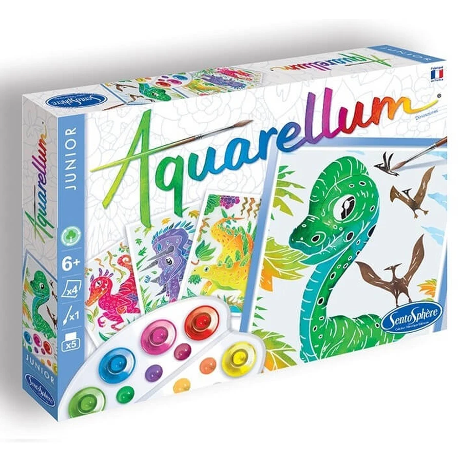 Set pictura - Aquarellum Junior Dinozauri - Sentosphere