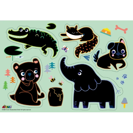 Scratching Set - Favorite Animals Level 1
