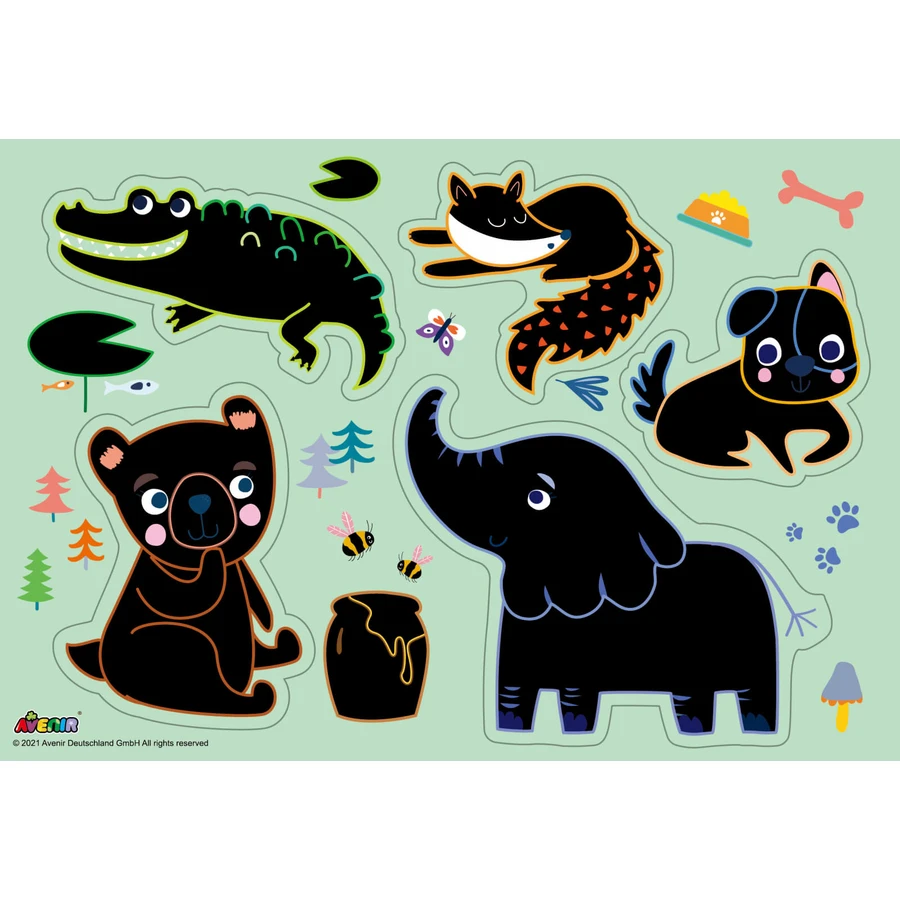 Scratching Set - Favorite Animals Level 1