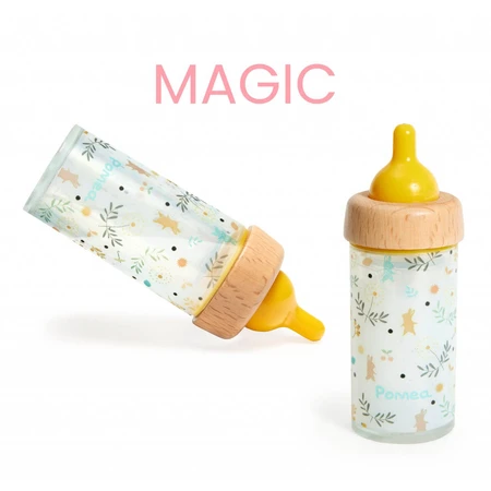 The Pomea Collection Magic bottle for feeding dolls, Djeco