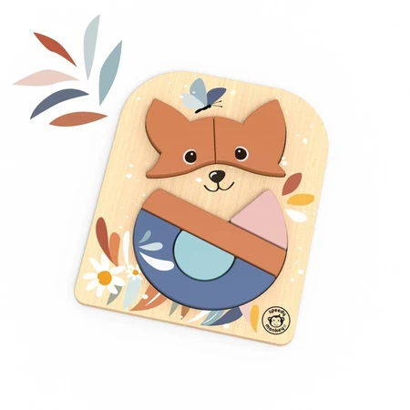 Puzzle de madera Fox Fox, Speedy Monkey