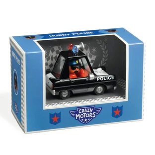 Crazy Motors Collection Djeco, voiture de police Jouets pour enfants