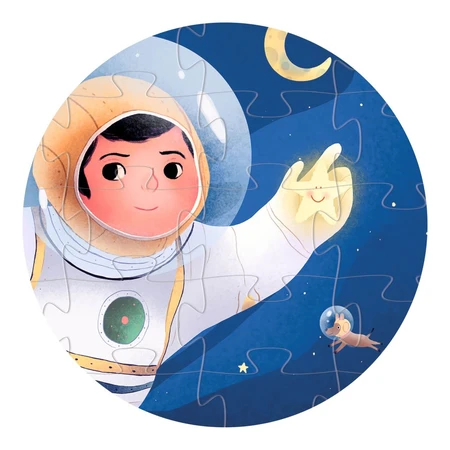 Puzzle Astronaut on the moon, Djeco