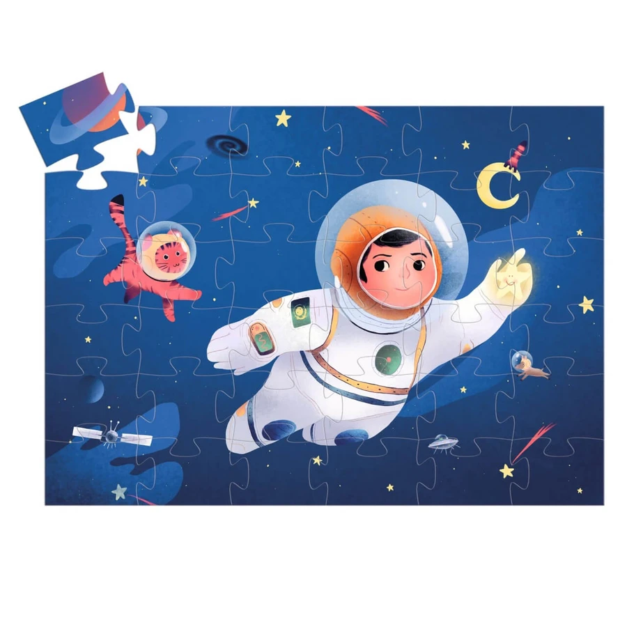 Puzzle Astronaut on the moon, Djeco