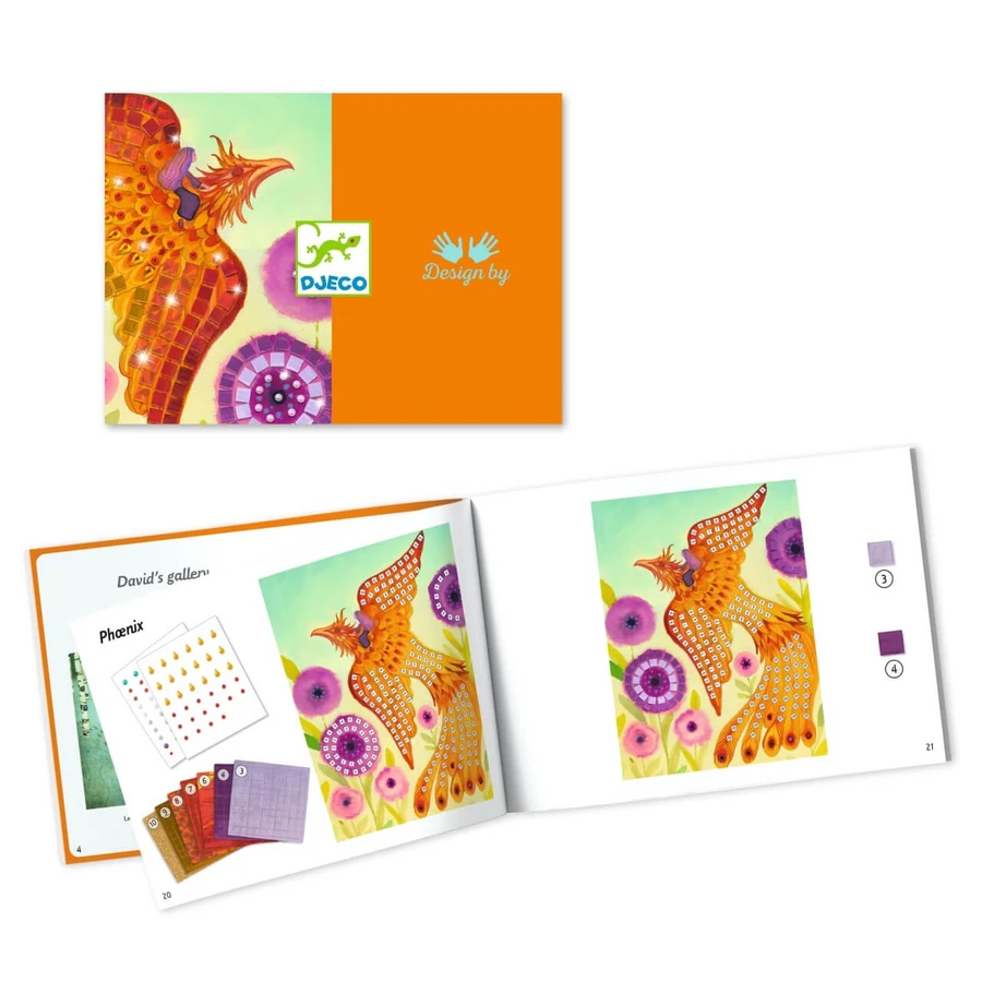 Creatief mozaïekspel Mythische wezens, Djeco