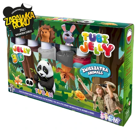 SET JELLY TUBES (gel de modelage) avec 6 couleurs - ANIMALE