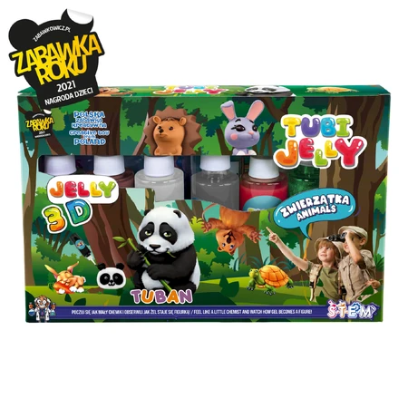 SET JELLY TUBES (gel de modelage) avec 6 couleurs - ANIMALE
