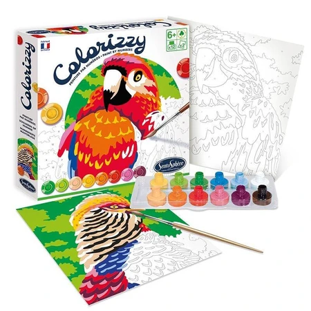 Colorizzy - Peinture par numéros - Perroquets