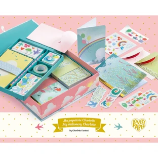 Juego de papelería Djeco, Charlotte