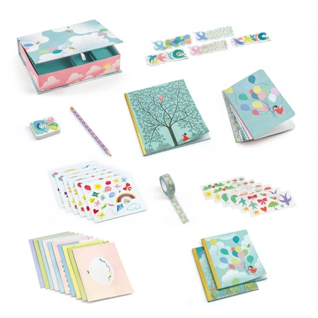 Juego de papelería Djeco, Charlotte