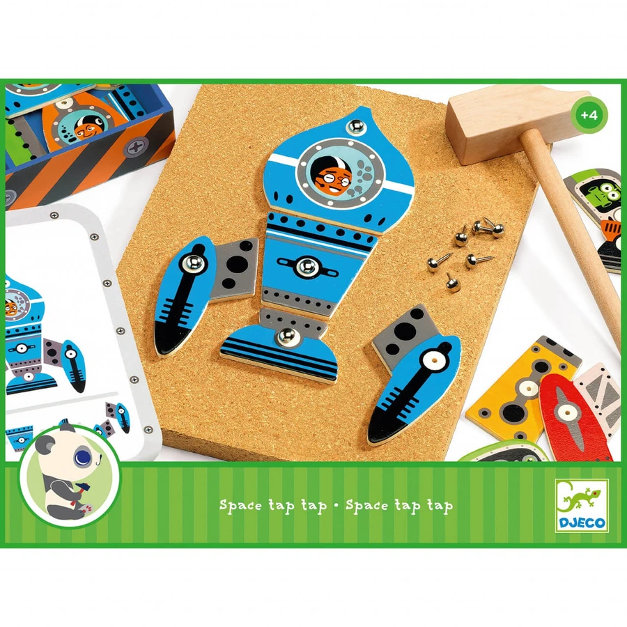 Spaceships to assemble Tap Tap Tap Djeco