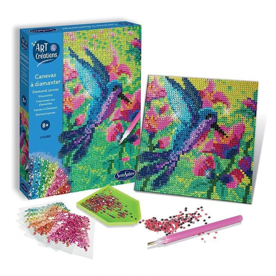 Creative rhinestone kit, Hummingbird
