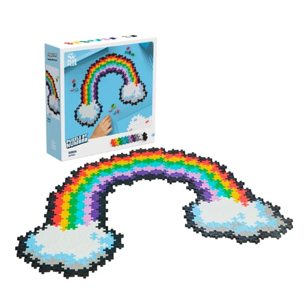 Plus-Plus Number Puzzles, 500 pieces, Rainbow