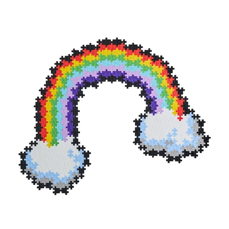 Plus-Plus Number Puzzles, 500 pieces, Rainbow