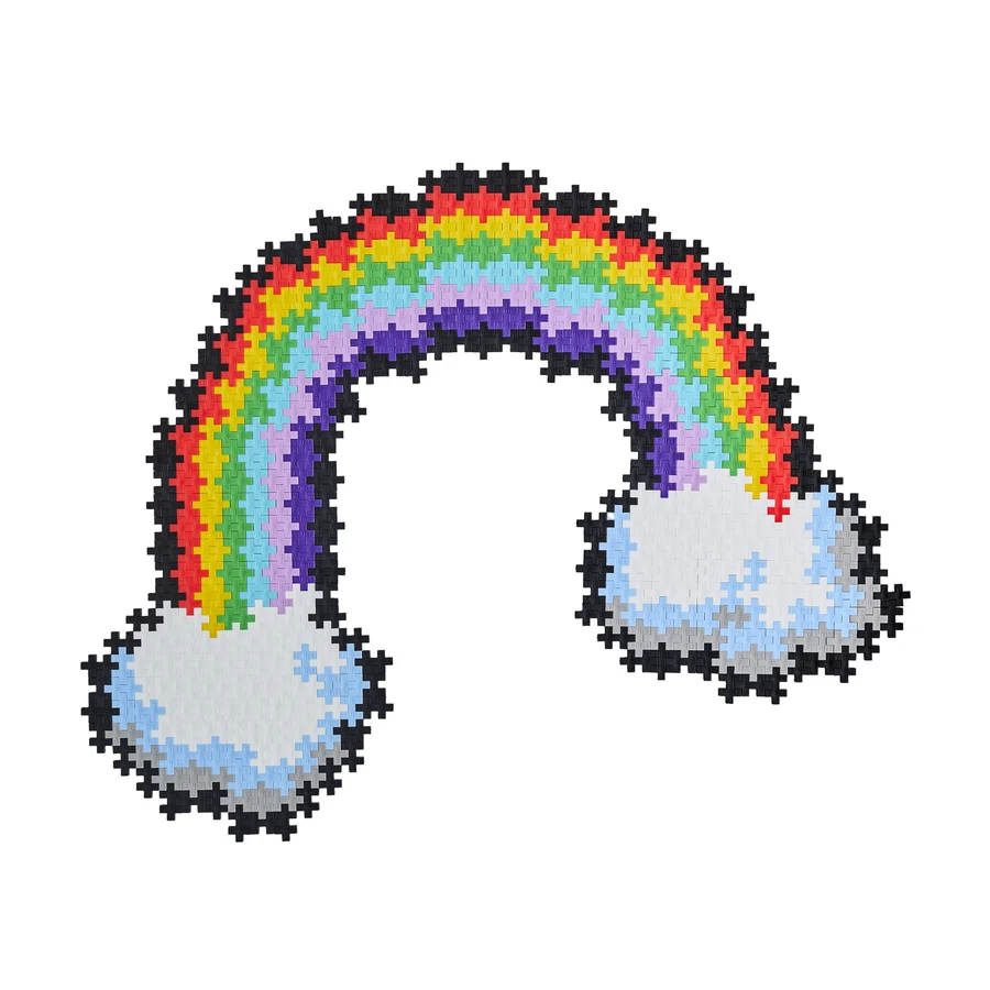 Plus-Plus Number Puzzles, 500 pieces, Rainbow