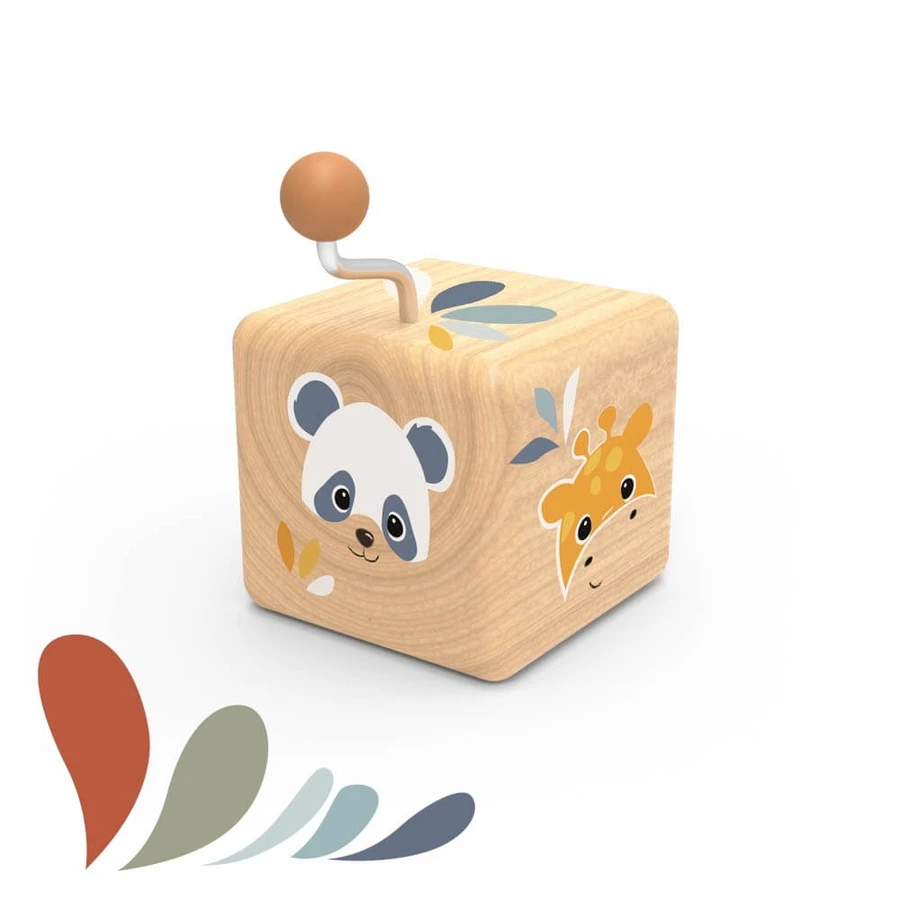Wooden music box, Speedy Monkey