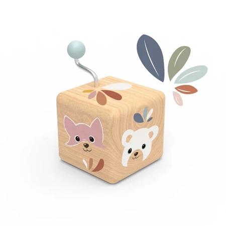 Wooden music box, Speedy Monkey