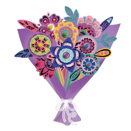 Kreativer Blumenstrauß Rasierset - Blumen