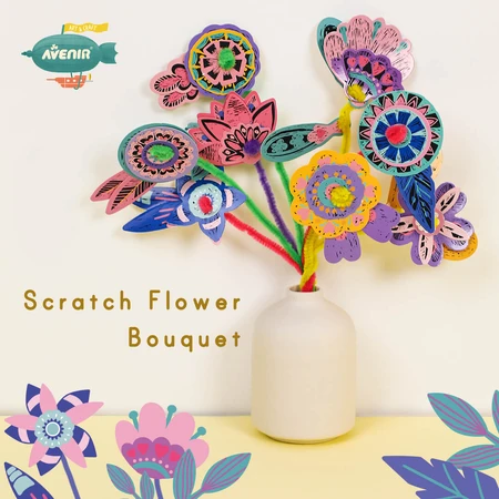 Kreativer Blumenstrauß Rasierset - Blumen
