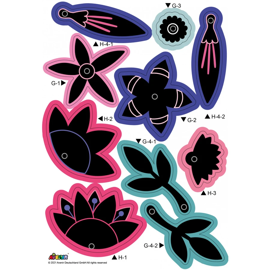 Kreativer Blumenstrauß Rasierset - Blumen