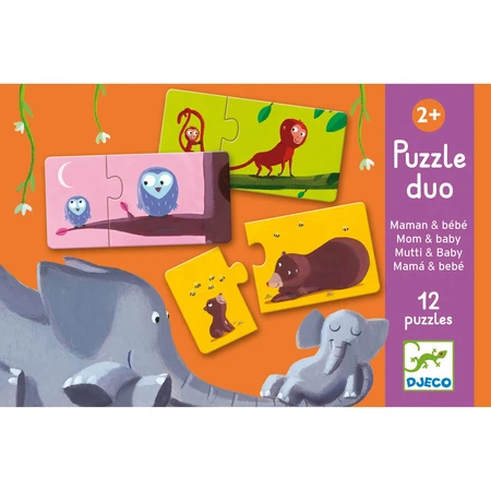Puzzle duo Djeco Mother and Chicken