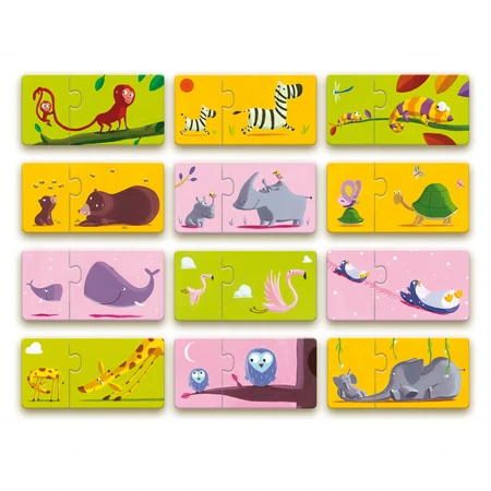 Puzzle duo Djeco Mother and Chicken
