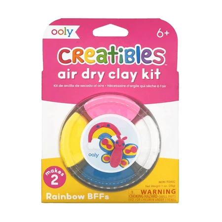 Lufttrocknende Knete - Regenbogen, Creatibles, DIY Set 4 Farben