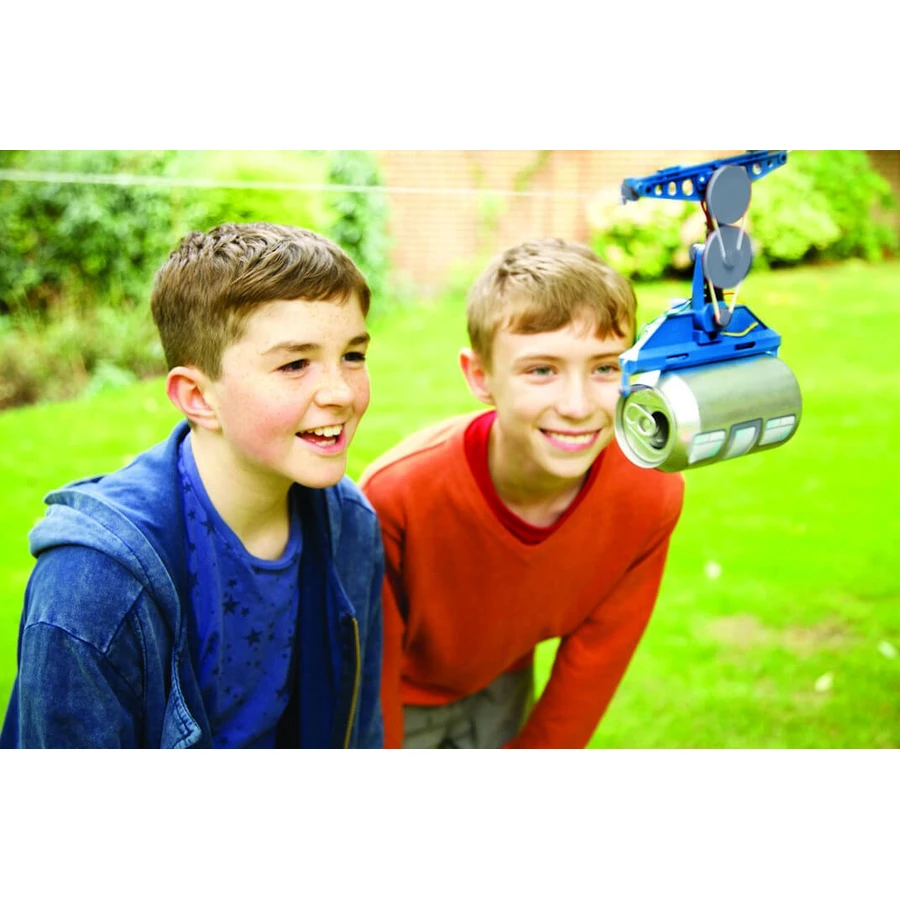 Kit de construcción de robot - Teleférico de hojalata, Kidz Robotix