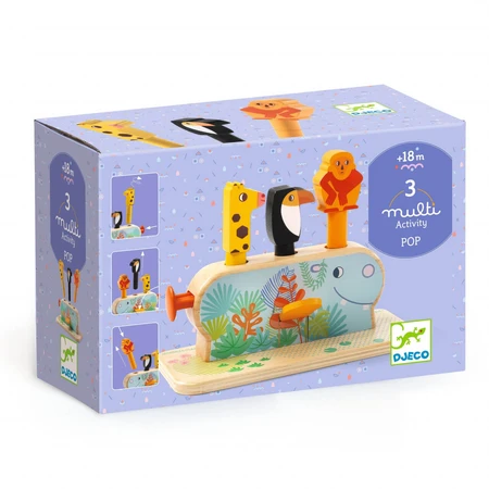 Jouet multi-activités pop-up, Djeco