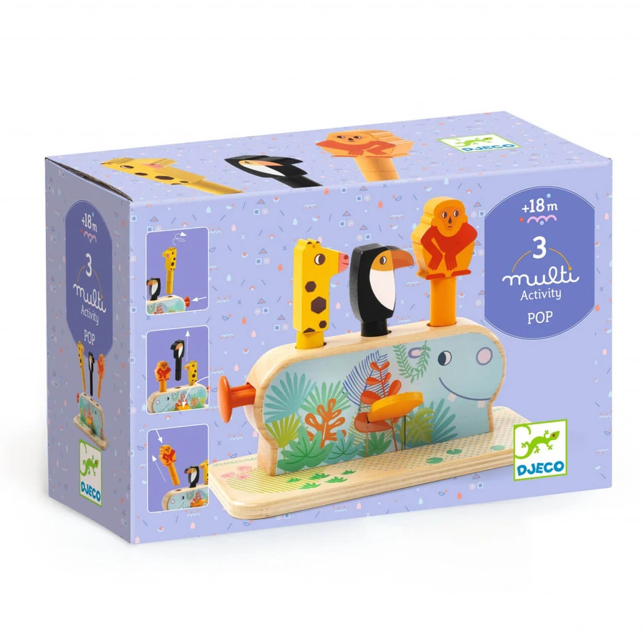 Jouet multi-activités pop-up, Djeco