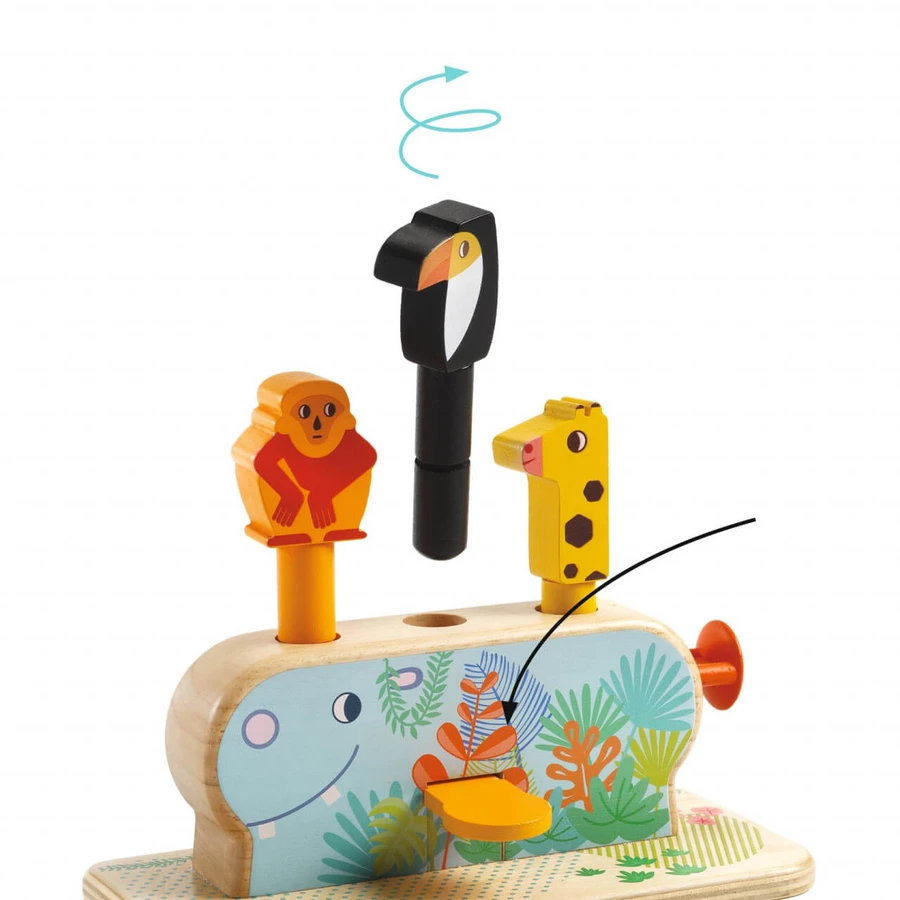 Jouet multi-activités pop-up, Djeco