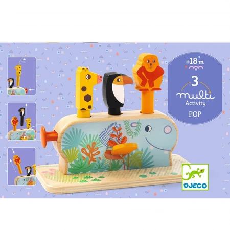 Jouet multi-activités pop-up, Djeco