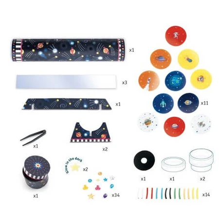 DIY Djeco Creative Set, Wie man ein Kaleidoskop erstellt