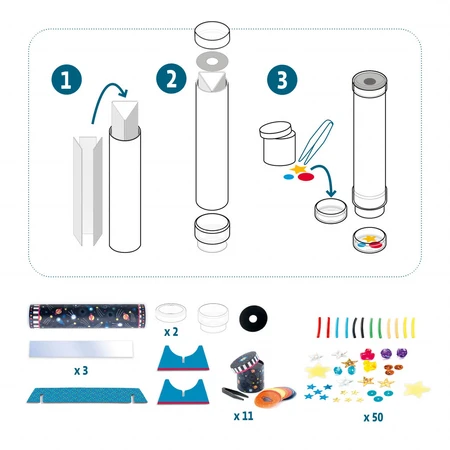 DIY Djeco Creative Set, Wie man ein Kaleidoskop erstellt
