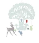 Forest mobile decoration
