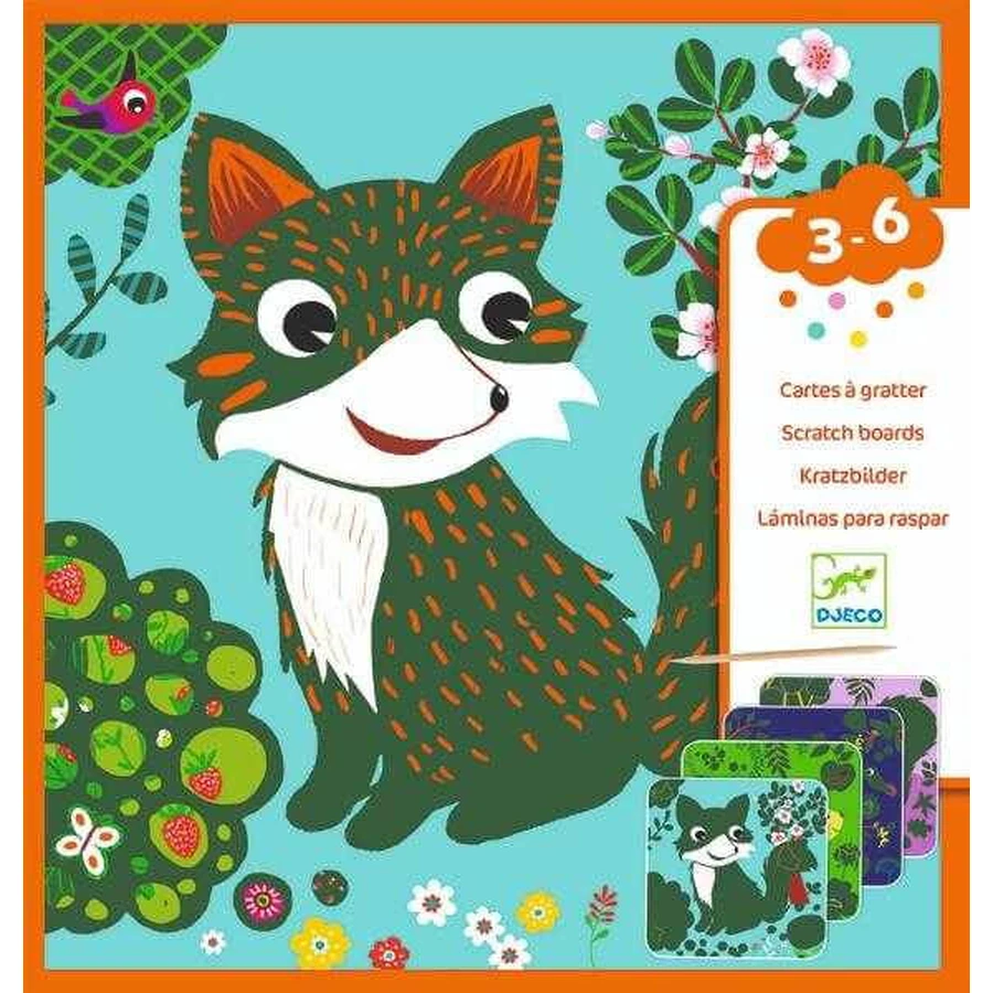 Set de rasage créatif Djeco, animaux sympathiques