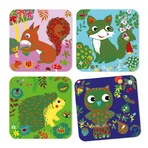 Set de rasage créatif Djeco, animaux sympathiques