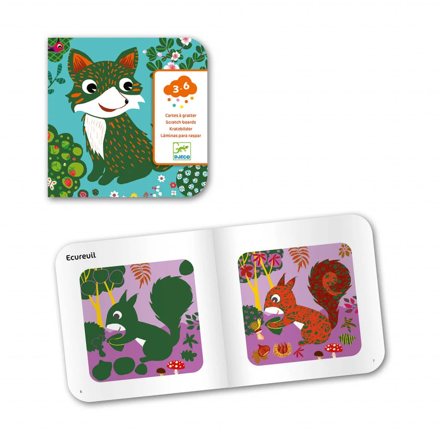 Set de rasage créatif Djeco, animaux sympathiques