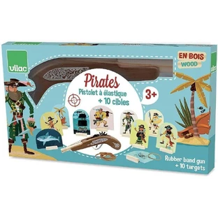 Piratenpistool met elastiek